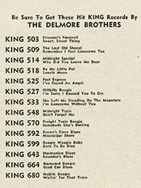 Delmore Brothers King card