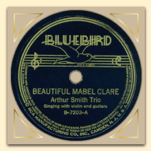 Delmore Brothers Bluebird label