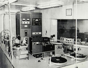 Delmore Brothers King mastering room
