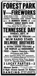 Advertisement Delmore Brothers Tennessee Days
