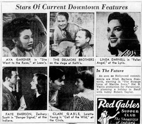 Advertisement Delmore Brothers stars in Indianapolis