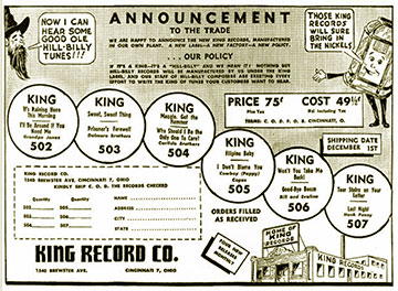 King Records ad