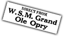 Advert WSM Grand Ole Opry