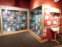 Delmore Brothers Bluegrass Museum display