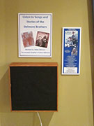 Delmore Brothers Bluegrass Museum display