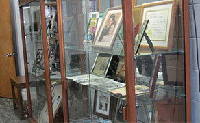 Delmore Brothers Calhoun display
