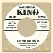 Delmore Brothers King label