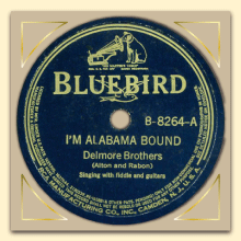 Delmore Brothers Bluebird label