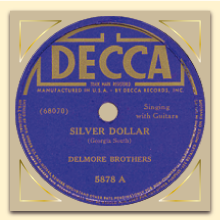 Delmore Brothers Decca label