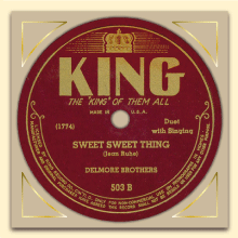 Delmore Brothers King label