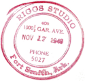 Riggs Studio stamp