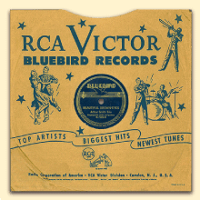 Delmore Brothers Bluebird sleeve